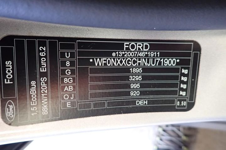 Photo 7 VIN: WF0NXXGCHNJU71900 - FORD FOCUS 