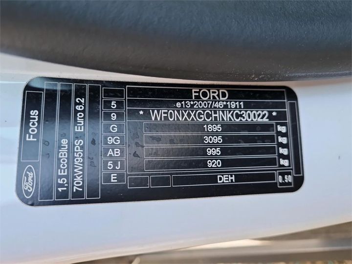 Photo 4 VIN: WF0NXXGCHNKC30022 - FORD FOCUS 