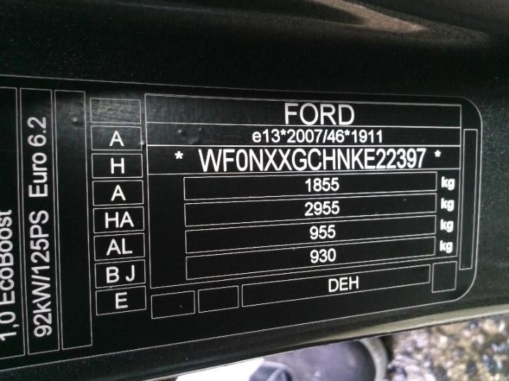 Photo 10 VIN: WF0NXXGCHNKE22397 - FORD FOCUS 