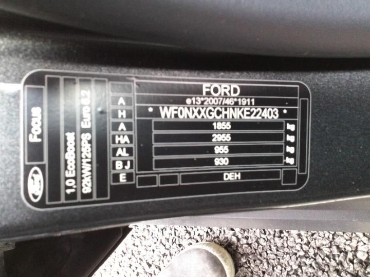 Photo 8 VIN: WF0NXXGCHNKE22403 - FORD FOCUS 