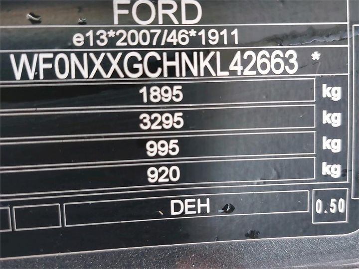 Photo 8 VIN: WF0NXXGCHNKL42663 - FORD FOCUS 