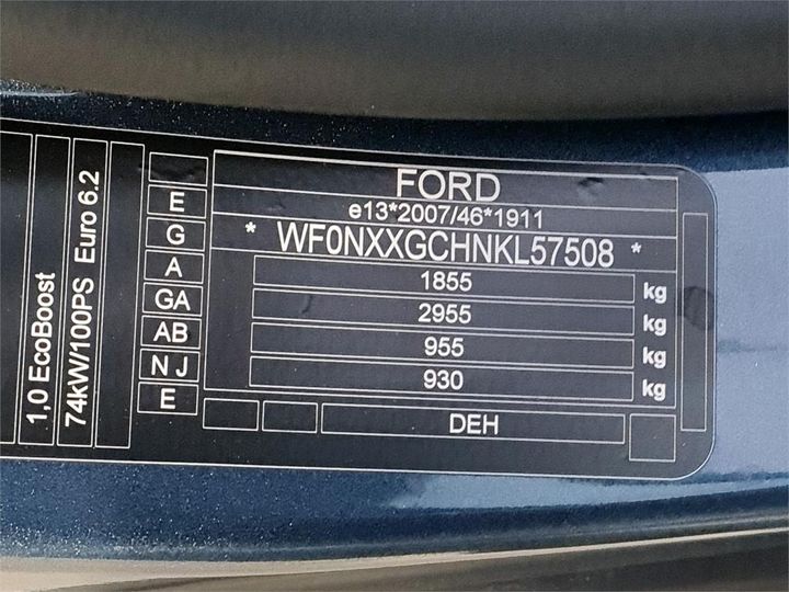 Photo 4 VIN: WF0NXXGCHNKL57508 - FORD FOCUS 