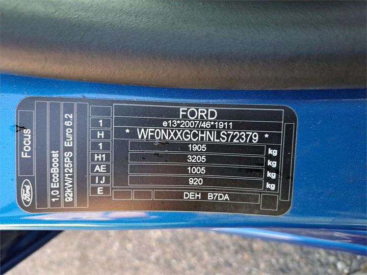 Photo 8 VIN: WF0NXXGCHNLS72379 - FORD FOCUS 