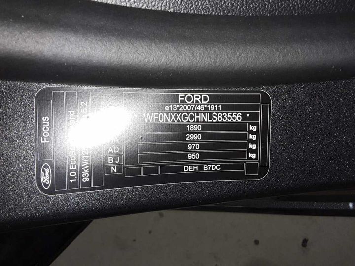 Photo 7 VIN: WF0NXXGCHNLS83556 - FORD FOCUS 