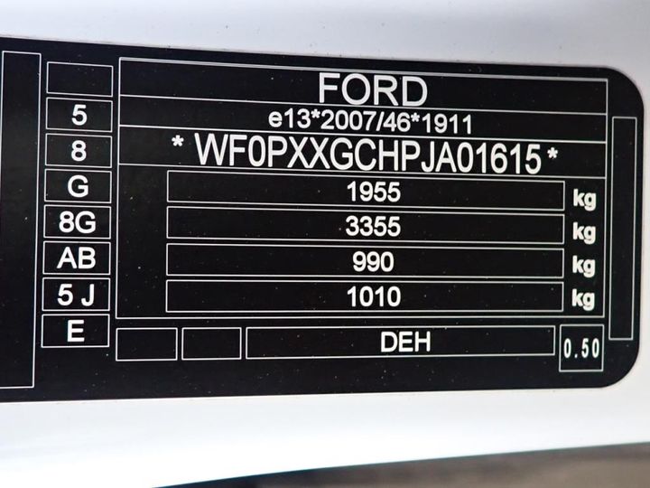 Photo 15 VIN: WF0PXXGCHPJA01615 - FORD FOCUS SW 