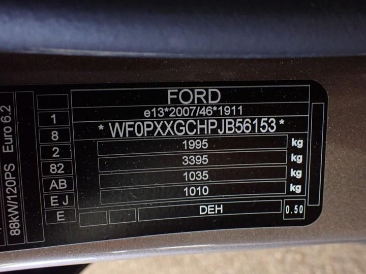 Photo 14 VIN: WF0PXXGCHPJB56153 - FORD FOCUS SW 