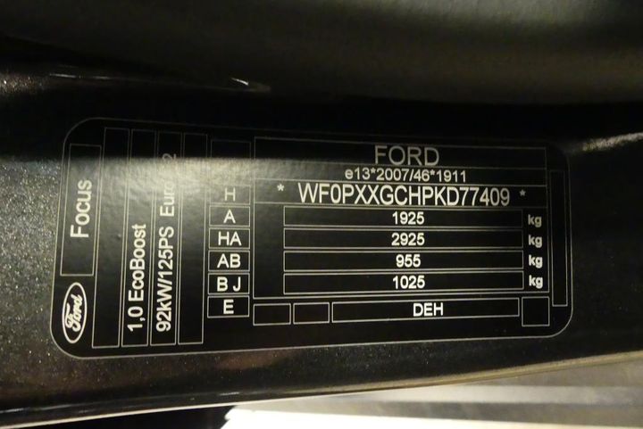 Photo 3 VIN: WF0PXXGCHPKD77409 - FORD FOCUS CLIPPER 