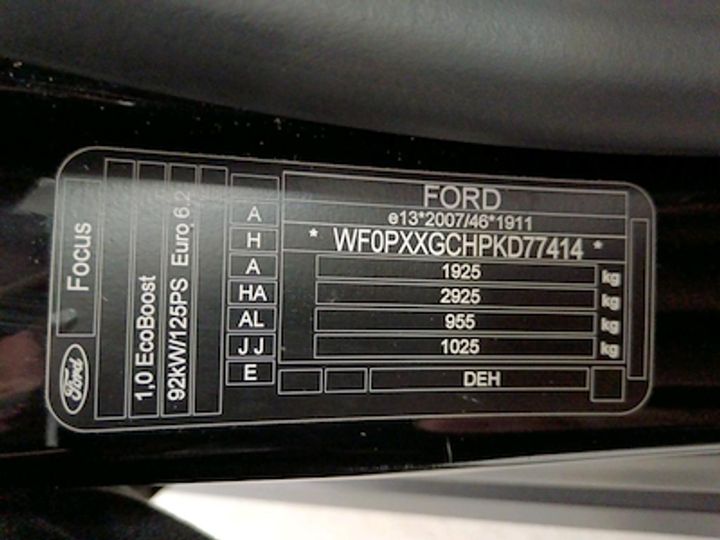 Photo 10 VIN: WF0PXXGCHPKD77414 - FORD FOCUS CLIPPER - 2018 