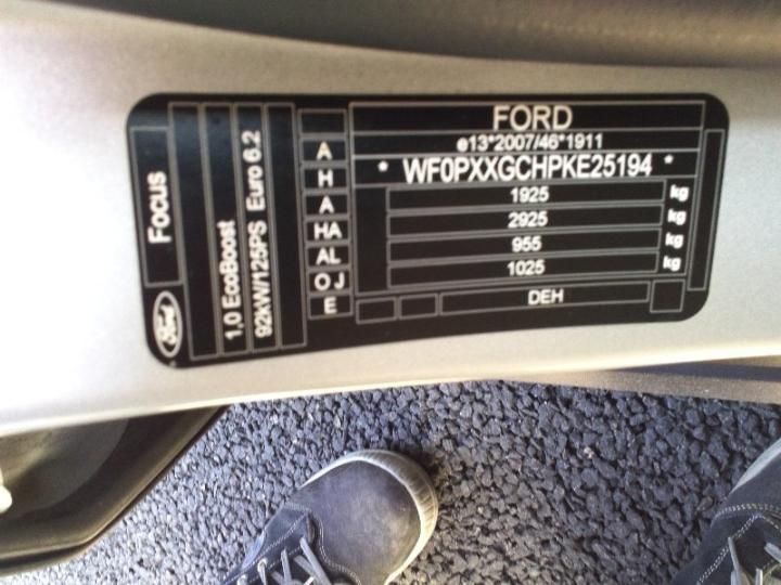 Photo 8 VIN: WF0PXXGCHPKE25194 - FORD FOCUS SW 