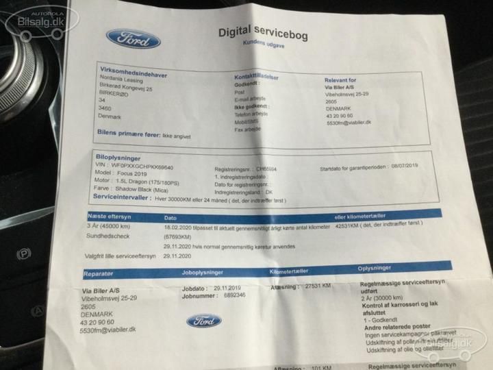 Photo 30 VIN: WF0PXXGCHPKK69640 - FORD FOCUS VAN 