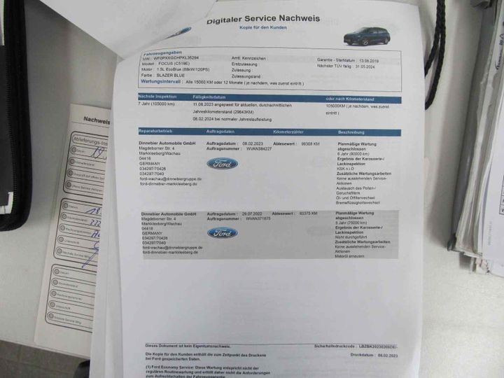 Photo 28 VIN: WF0PXXGCHPKL35294 - FORD FOCUS TURNIER (CGE)(2018-&GT) 