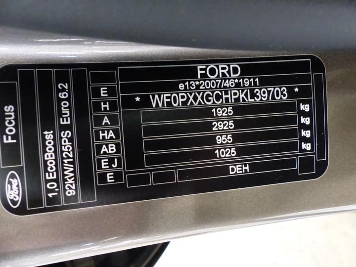 Photo 2 VIN: WF0PXXGCHPKL39703 - FORD FOCUS CLIPPER 