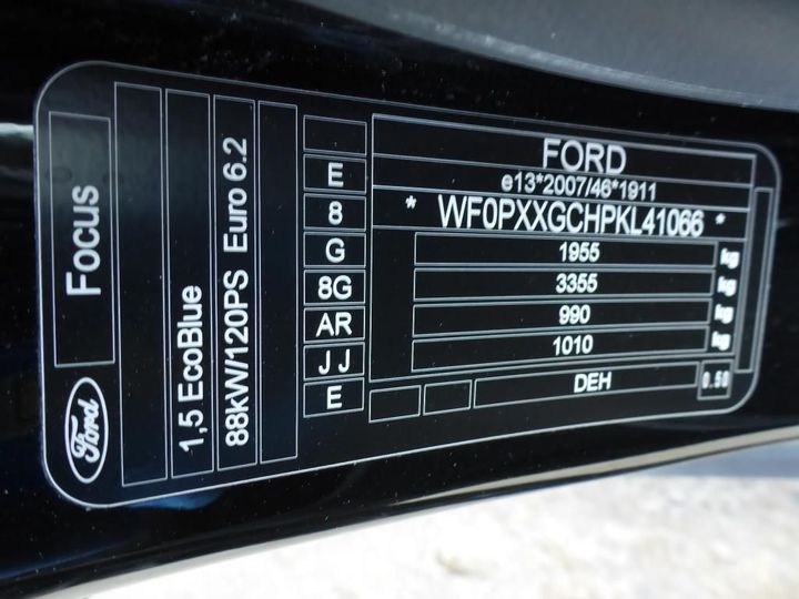 Photo 12 VIN: WF0PXXGCHPKL41066 - FORD FOCUS 