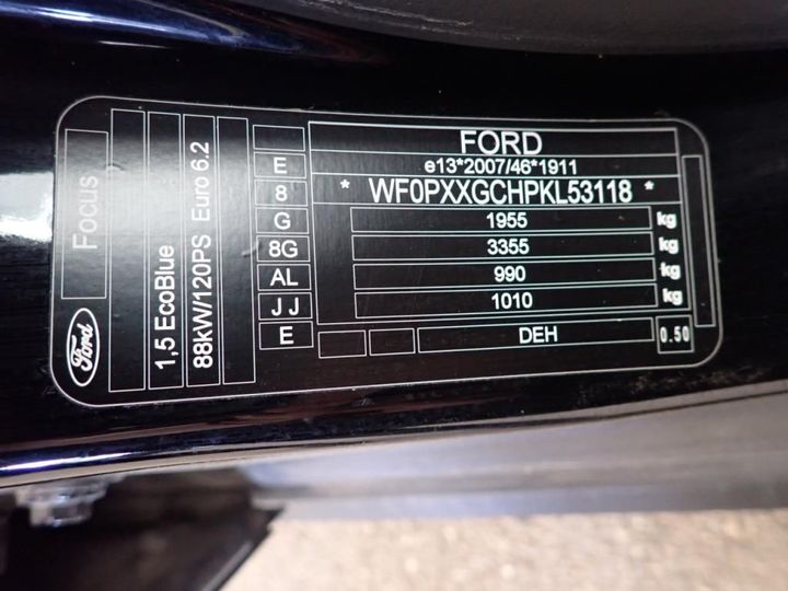 Photo 11 VIN: WF0PXXGCHPKL53118 - FORD FOCUS SW 