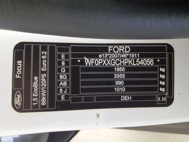 Photo 12 VIN: WF0PXXGCHPKL54056 - FORD FOCUS TURNIER 1.5 