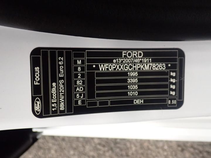 Photo 13 VIN: WF0PXXGCHPKM78263 - FORD FOCUS SW 