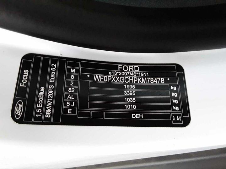 Photo 13 VIN: WF0PXXGCHPKM78478 - FORD FOCUS TURNIER 1.5 