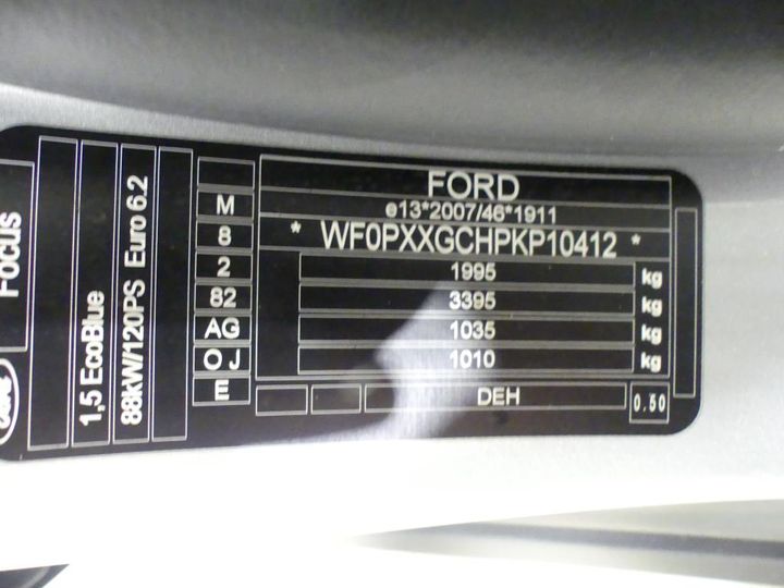 Photo 2 VIN: WF0PXXGCHPKP10412 - FORD FOCUS CLIPPER 