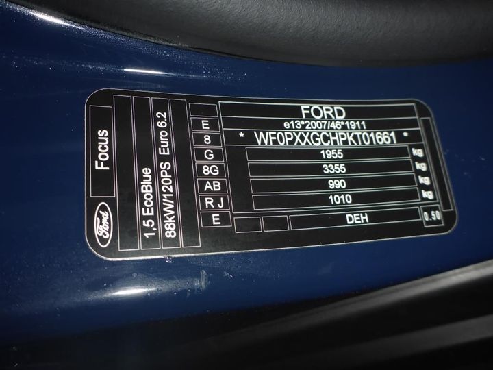 Photo 11 VIN: WF0PXXGCHPKT01661 - FORD FOCUS 