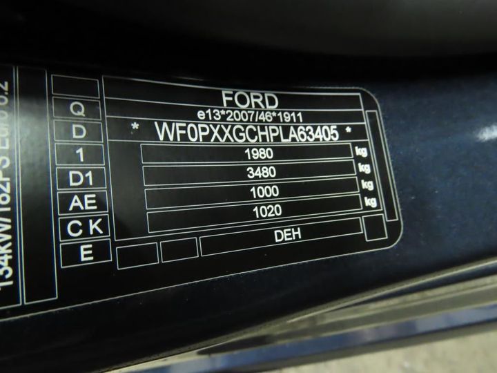 Photo 5 VIN: WF0PXXGCHPLA63405 - FORD FOCUS TURNIER 