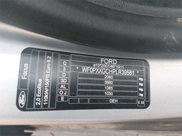 Photo 8 VIN: WF0PXXGCHPLR39581 - FORD FOCUS SW 