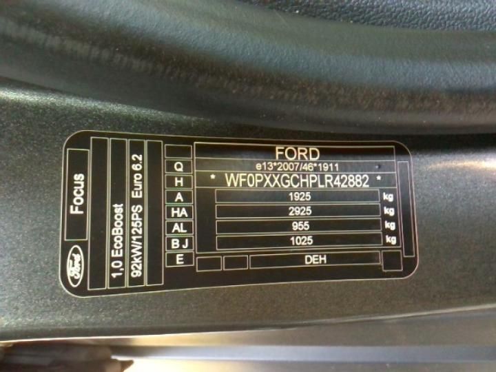 Photo 7 VIN: WF0PXXGCHPLR42882 - FORD FOCUS SW 