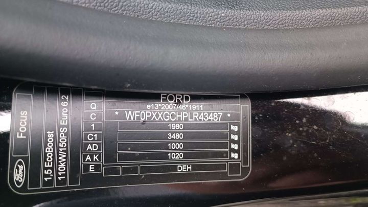 Photo 8 VIN: WF0PXXGCHPLR43487 - FORD FOCUS TURNIER 