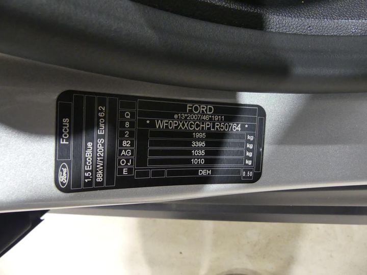 Photo 3 VIN: WF0PXXGCHPLR50764 - FORD FOCUS CLIPPER 