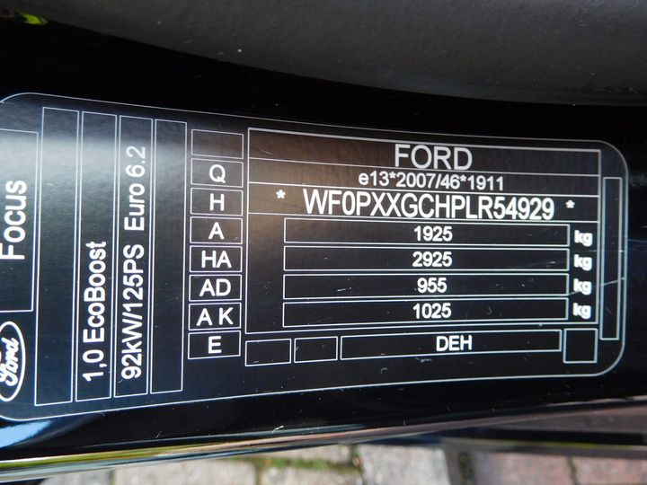 Photo 9 VIN: WF0PXXGCHPLR54929 - FORD FOCUS TURNIER 