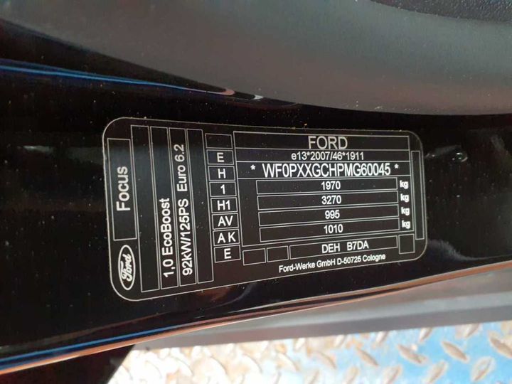 Photo 11 VIN: WF0PXXGCHPMG60045 - FORD FOCUS TURNIER 1.0 