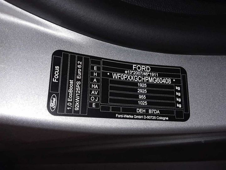 Photo 11 VIN: WF0PXXGCHPMG60408 - FORD FOCUS TURNIER 1.0 