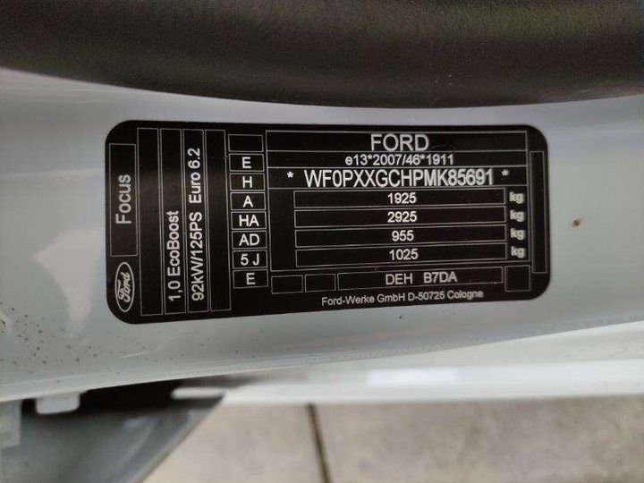 Photo 8 VIN: WF0PXXGCHPMK85691 - FORD FOCUS KOMBI 