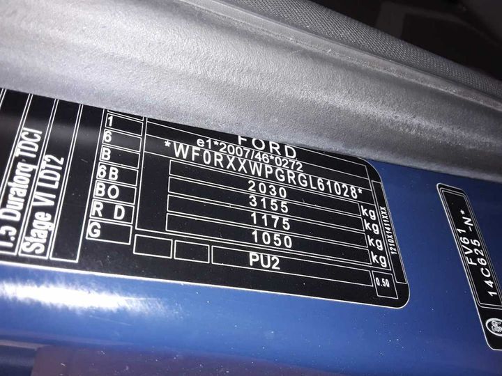 Photo 13 VIN: WF0RXXWPGRGL61028 - FORD TRANSIT CONNECT 200 