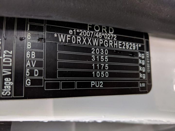 Photo 12 VIN: WF0RXXWPGRHE29291 - FORD TRANSIT CONNECT 