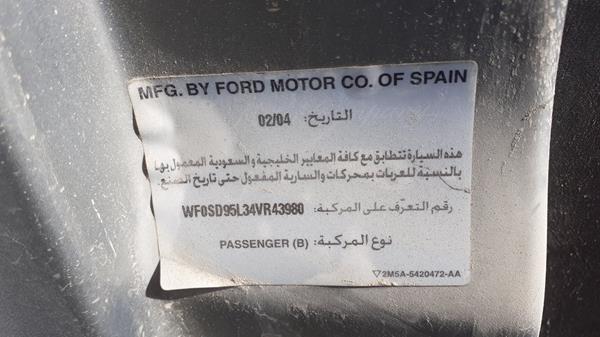 Photo 1 VIN: WF0SD95L34VR43980 - FORD FOCUS 