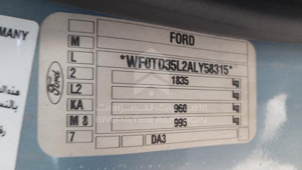 Photo 3 VIN: WF0TD35L2ALY58315 - FORD FOCUS 