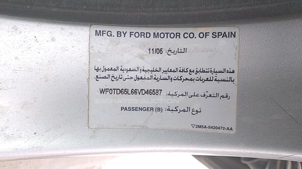 Photo 2 VIN: WF0TD65L66VD46587 - FORD FOCUS 