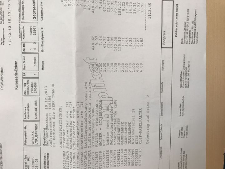 Photo 16 VIN: WF0UXXLTRU9P47801 - FORD KA 