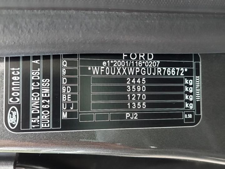 Photo 5 VIN: WF0UXXWPGUJR76672 - FORD GRAND TOURNEO CONNECT 1.6 TDCI 