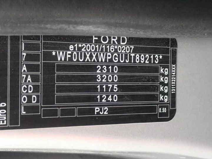 Photo 11 VIN: WF0UXXWPGUJT89213 - FORD GRAND TOURNEO CONNECT 