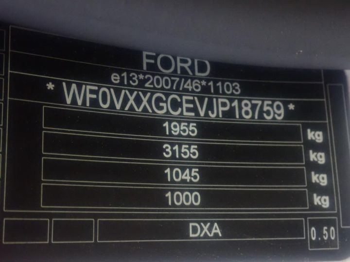 Photo 12 VIN: WF0VXXGCEVJP18759 - FORD C-MAX SOCIETE (2 SEATS) 