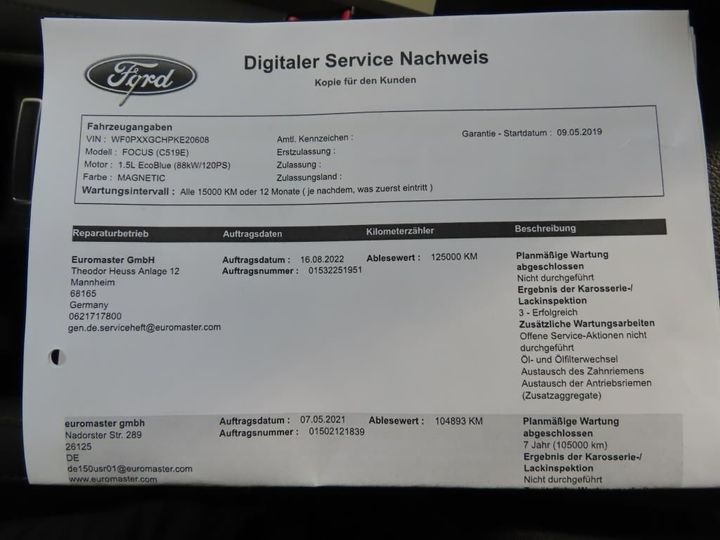 Photo 11 VIN: WF0VXXGCEVJU83652 - FORD C-MAX 