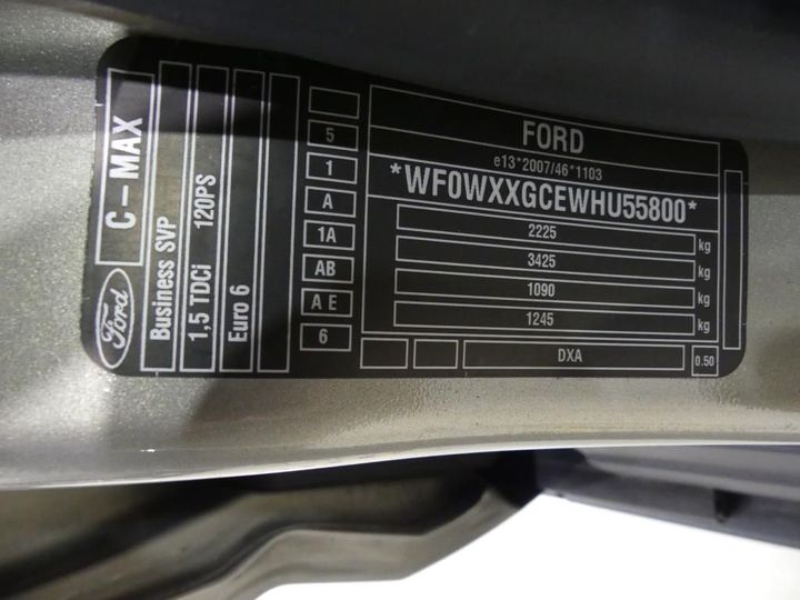 Photo 4 VIN: WF0WXXGCEWHU55800 - FORD GRAND C-MAX 