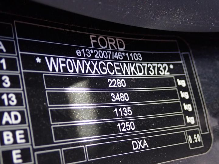 Photo 14 VIN: WF0WXXGCEWKD73732 - FORD GRAND C-MAX 