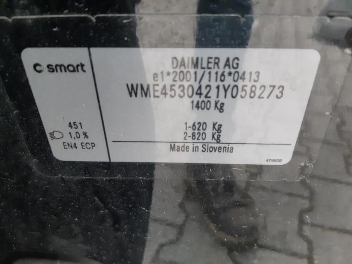 Photo 16 VIN: WME4530421Y058273 - SMART FORFOUR 