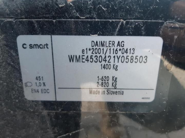 Photo 16 VIN: WME4530421Y058503 - SMART FORFOUR 