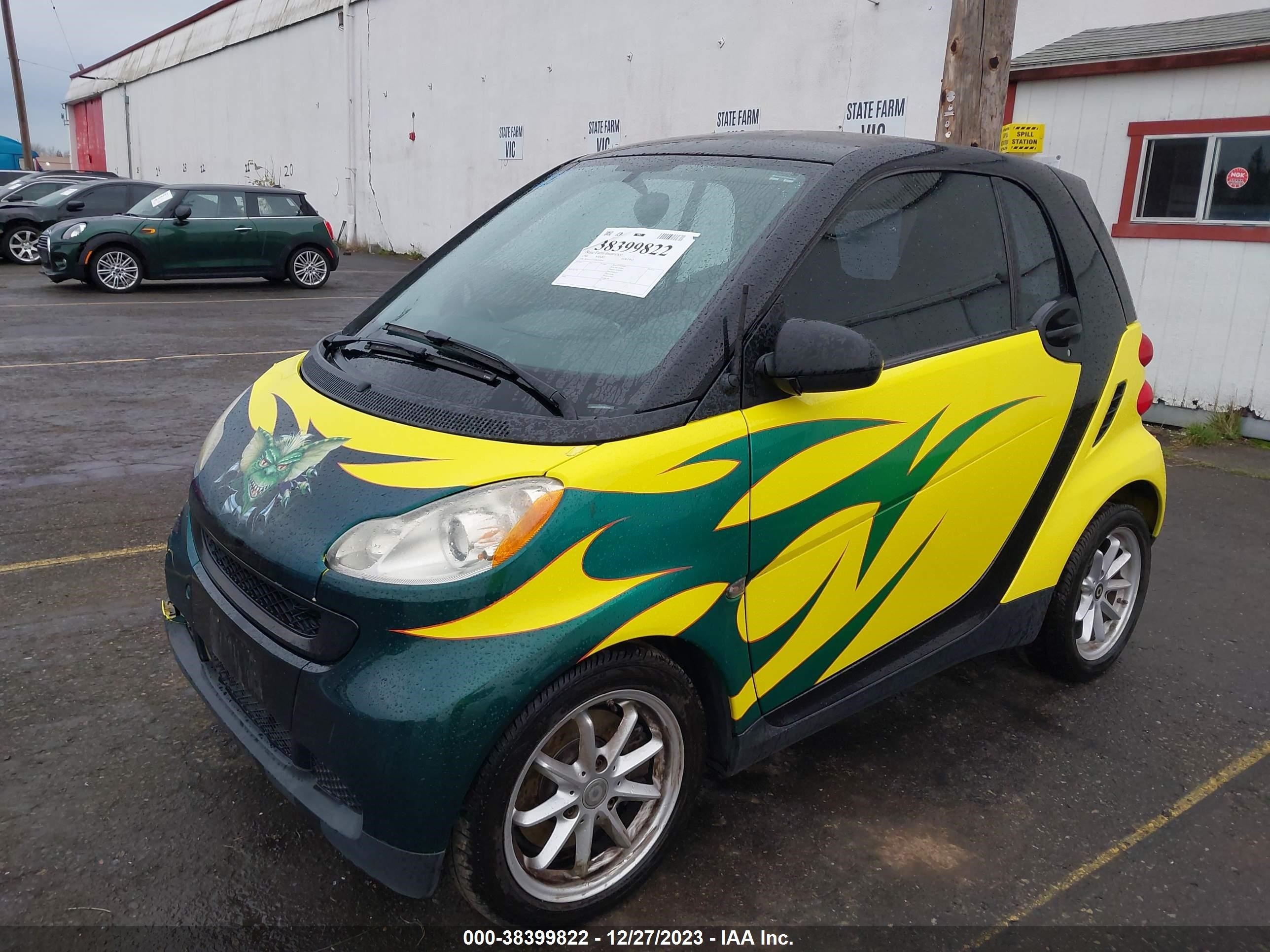 Photo 1 VIN: WMEEJ31X08K103694 - SMART FORTWO 