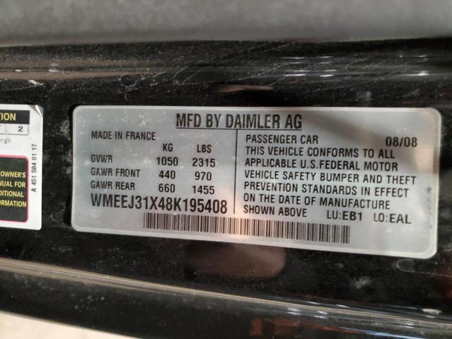 Photo 11 VIN: WMEEJ31X48K195408 - SMART FORTWO 