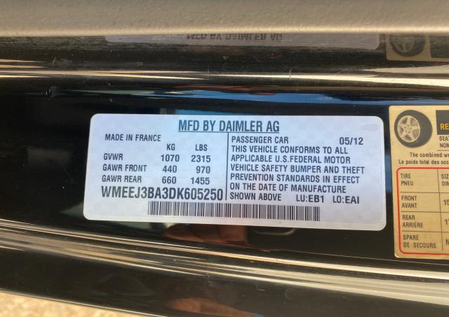 Photo 9 VIN: WMEEJ3BA3DK605250 - SMART FORTWO PUR 