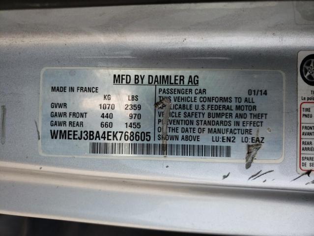 Photo 9 VIN: WMEEJ3BA4EK768605 - SMART FORTWO PUR 